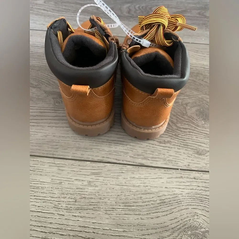 Carters boys boots with zipper on the side, perfect for winter